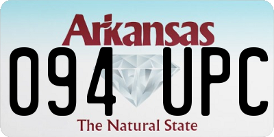 AR license plate 094UPC