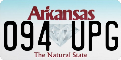 AR license plate 094UPG