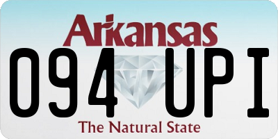 AR license plate 094UPI