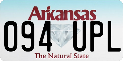AR license plate 094UPL