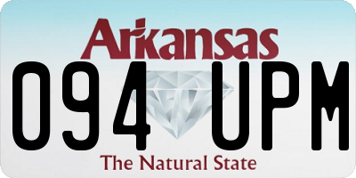 AR license plate 094UPM