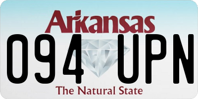 AR license plate 094UPN