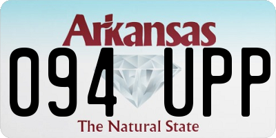 AR license plate 094UPP