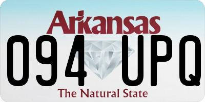 AR license plate 094UPQ