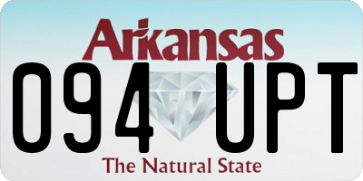 AR license plate 094UPT