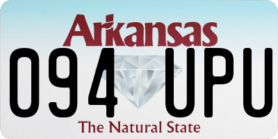 AR license plate 094UPU