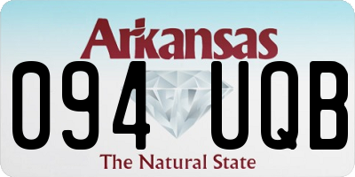 AR license plate 094UQB