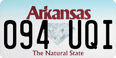 AR license plate 094UQI