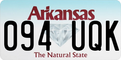 AR license plate 094UQK