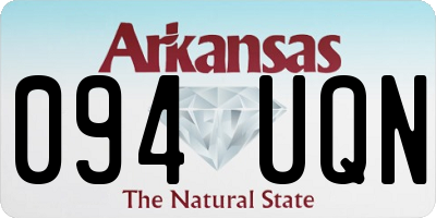 AR license plate 094UQN