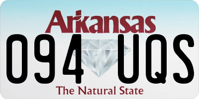 AR license plate 094UQS
