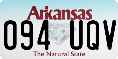 AR license plate 094UQV