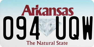 AR license plate 094UQW
