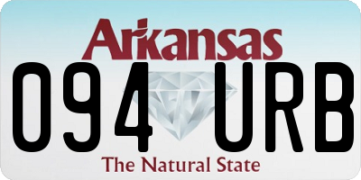 AR license plate 094URB