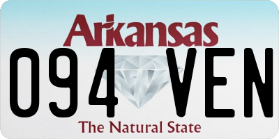 AR license plate 094VEN