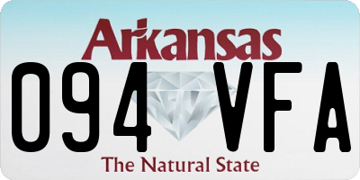 AR license plate 094VFA