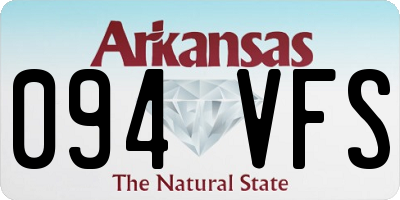 AR license plate 094VFS