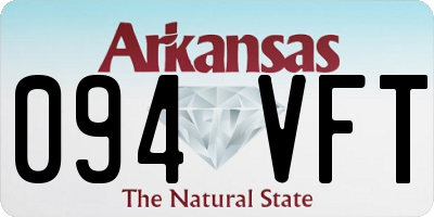 AR license plate 094VFT