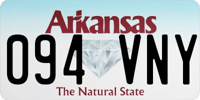 AR license plate 094VNY