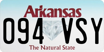 AR license plate 094VSY