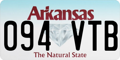 AR license plate 094VTB