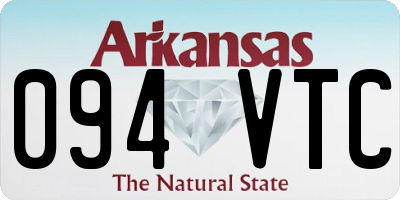 AR license plate 094VTC
