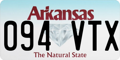 AR license plate 094VTX