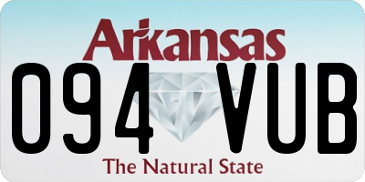 AR license plate 094VUB