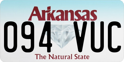 AR license plate 094VUC
