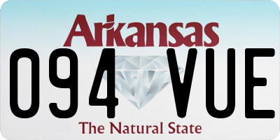 AR license plate 094VUE