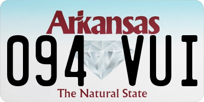 AR license plate 094VUI
