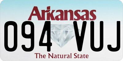 AR license plate 094VUJ