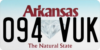 AR license plate 094VUK