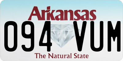 AR license plate 094VUM
