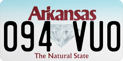 AR license plate 094VUO