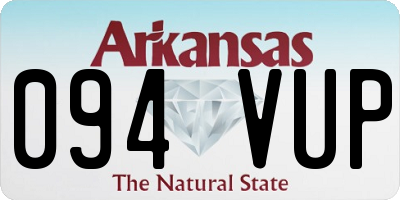 AR license plate 094VUP