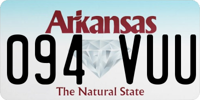 AR license plate 094VUU