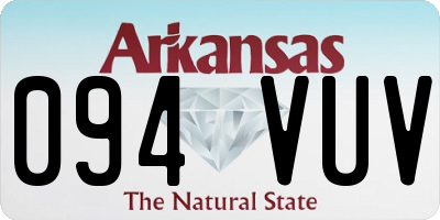 AR license plate 094VUV