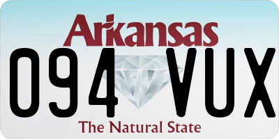 AR license plate 094VUX