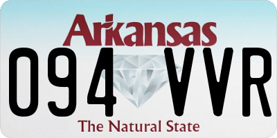AR license plate 094VVR