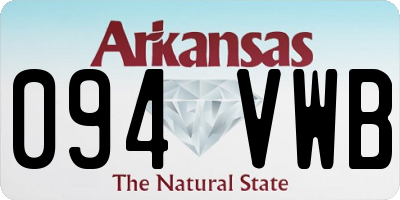 AR license plate 094VWB