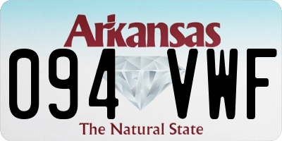 AR license plate 094VWF