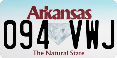 AR license plate 094VWJ