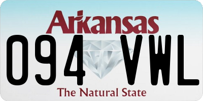 AR license plate 094VWL