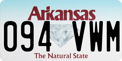 AR license plate 094VWM