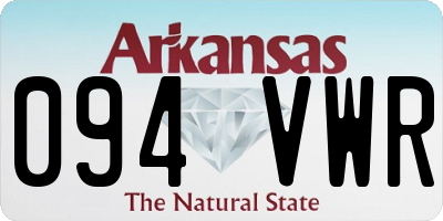 AR license plate 094VWR