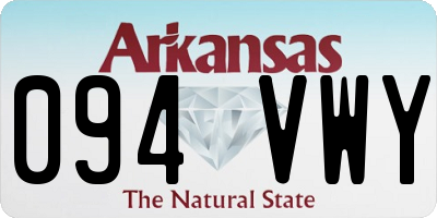AR license plate 094VWY