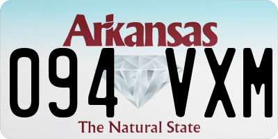 AR license plate 094VXM