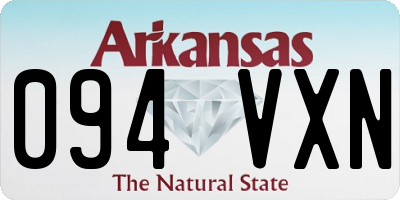 AR license plate 094VXN