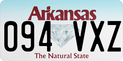 AR license plate 094VXZ
